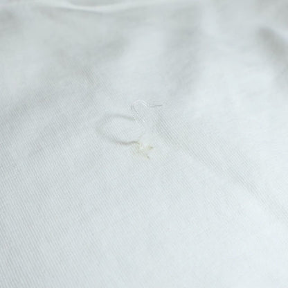 Miu Miu Rhinestone Decoration Cropped T-Shirt White — view 5