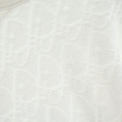 Dior Oak All Over Pattern Pile Jacquard Short Sleeve T-Shirt White — view 5