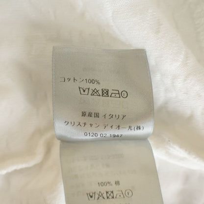 Dior Oak All Over Pattern Pile Jacquard Short Sleeve T-Shirt White — view 8