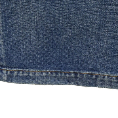 Saint Laurent Paris Aging Processing Multi Pocket Zip Up Denim Pants Indigo — view 5