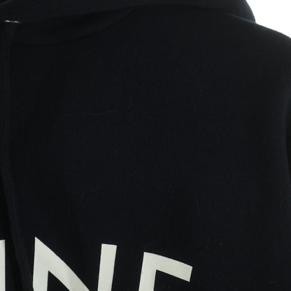 Celine Logo Print Hoodie Louis Sweatshirt Black Cotton XS — view 5