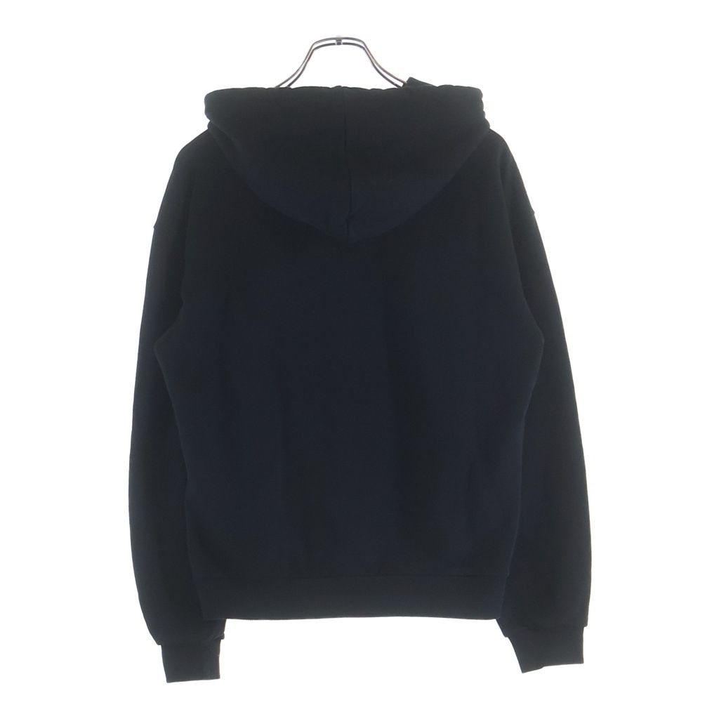 Celine Logo Print Hoodie Louis Sweatshirt Black Cotton XS — view 2