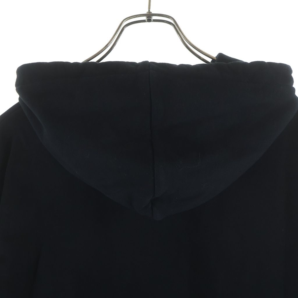 Celine Logo Print Hoodie Louis Sweatshirt Black Cotton XS — view 4