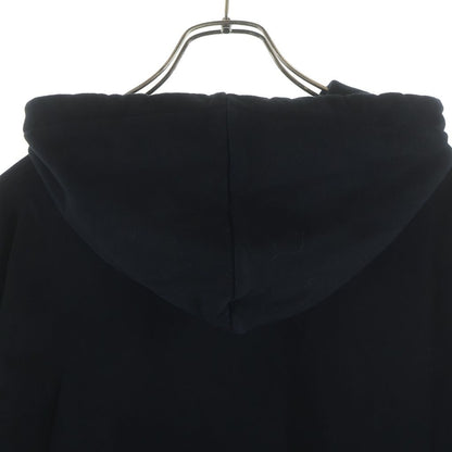 Celine Logo Print Hoodie Louis Sweatshirt Black Cotton XS — view 4
