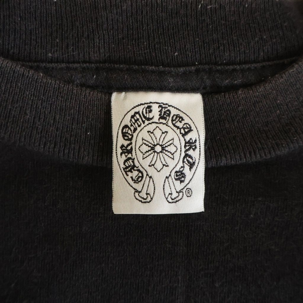 Chrome Hearts Foti Tee Skull Print Crew Neck Pocket Short Sleeve T-Shirt Black — view 7