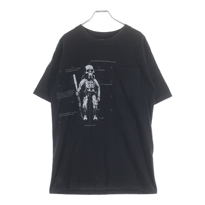 Chrome Hearts Foti Tee Skull Print Crew Neck Pocket Short Sleeve T-Shirt Black