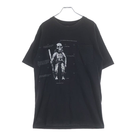Chrome Hearts Foti Tee Skull Print Crew Neck Pocket Short Sleeve T-Shirt Black