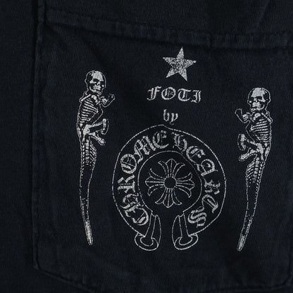 Chrome Hearts Foti Tee Nazcar Skull Print Crew Neck Pocket Short Sleeve T-Shirt — view 5