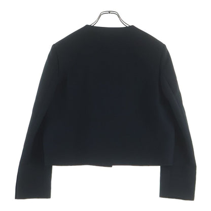 Prada Colorless Jacket Black Wool Silk 40 — view 2