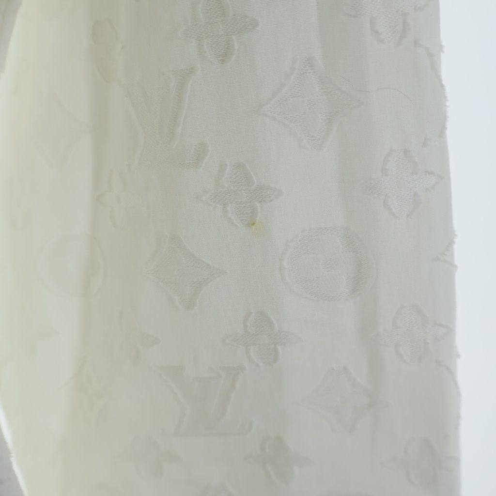 Louis Vuitton Monogram Long Sleeve Shirt White 34 — view 5