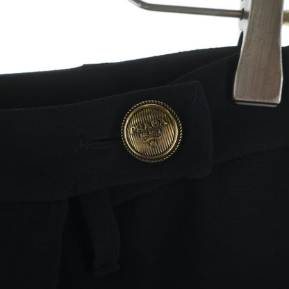 Prada Long Skirt Black Wool Silk 40 — view 4