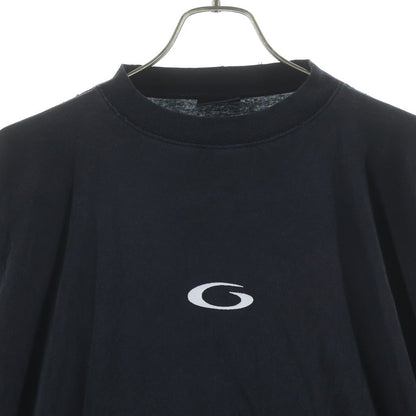 Balenciaga ZL S Double Front T-shirts Paris Print Long Sleeve T-Shirt Black — view 3