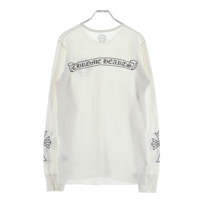 Chrome Hearts Thermal L S Sleeve CH Crossback Scrollal Label Print Long T-Shirt — view 2