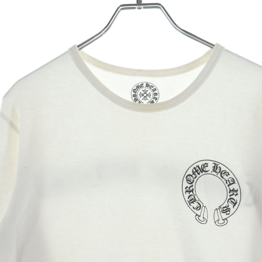 Chrome Hearts Thermal L S Sleeve CH Crossback Scrollal Label Print Long T-Shirt — view 3