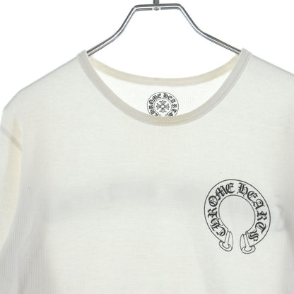 Chrome Hearts Thermal L S Sleeve CH Crossback Scrollal Label Print Long T-Shirt — view 3