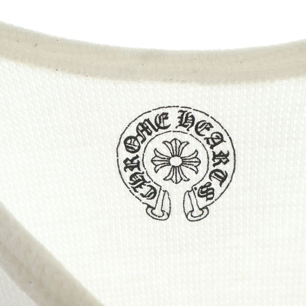 Chrome Hearts Thermal L S Sleeve CH Crossback Scrollal Label Print Long T-Shirt — view 7