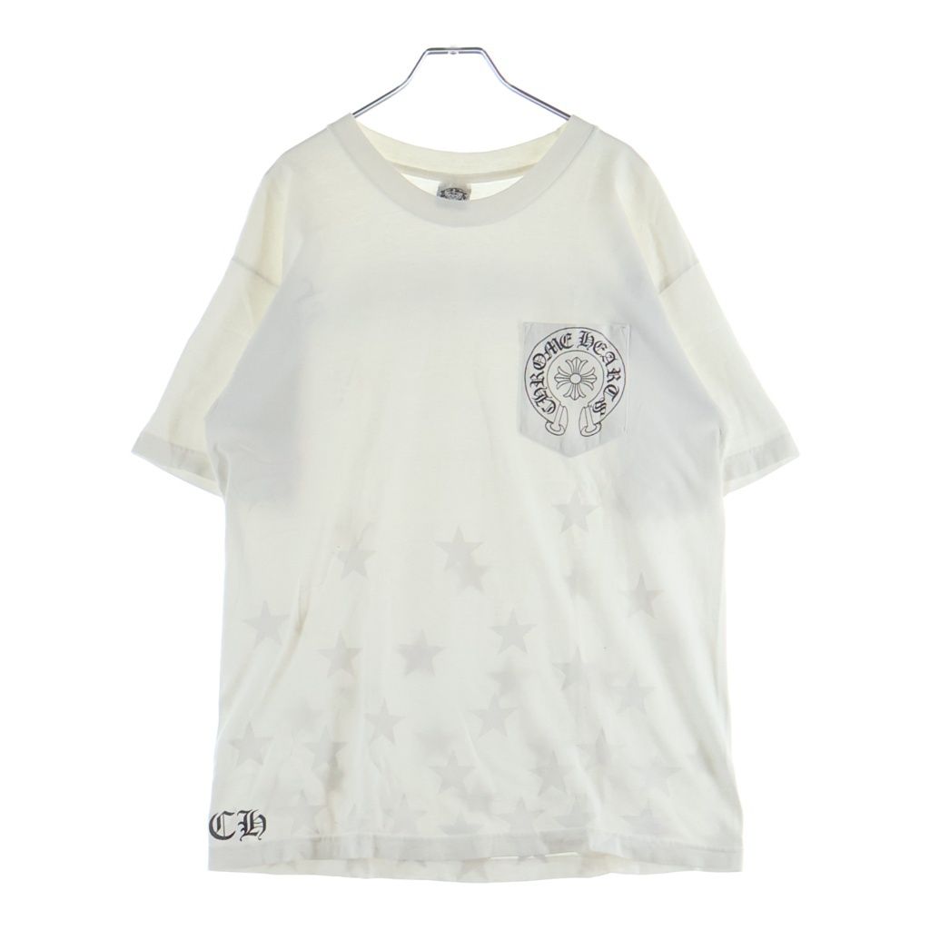 Chrome Hearts Vintage S Tee Star Print Back Scroll Label Short Sleeve T-Shirt