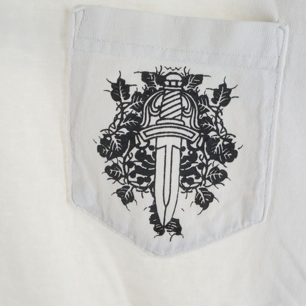 Chrome Hearts Vintage CH S T-Shirt Neck Logo Vine Daga Print Short Sleeve — view 5
