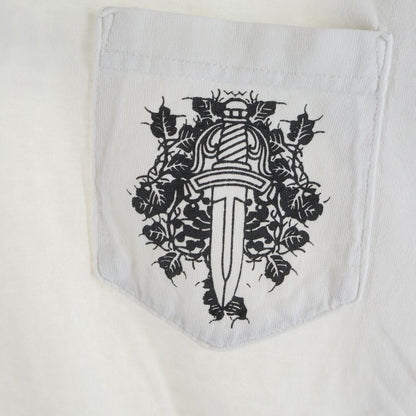Chrome Hearts Vintage CH S T-Shirt Neck Logo Vine Daga Print Short Sleeve — view 5