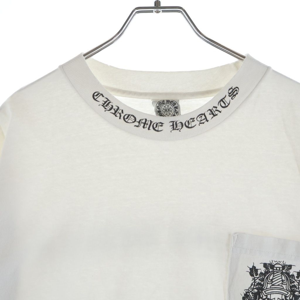 Chrome Hearts Vintage CH S T-Shirt Neck Logo Vine Daga Print Short Sleeve — view 3