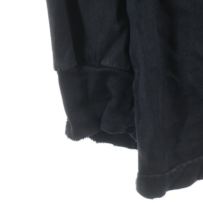 Balenciaga Gray Long Sleeve T-Shirt Long Logo Black — view 5