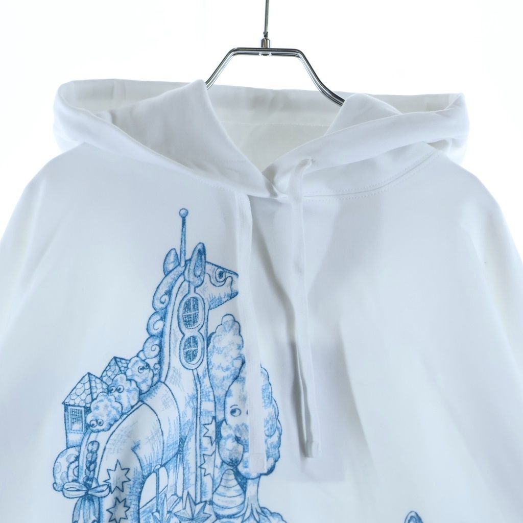 Gucci Yuko Higuchi Hoodie Pullover White — view 3