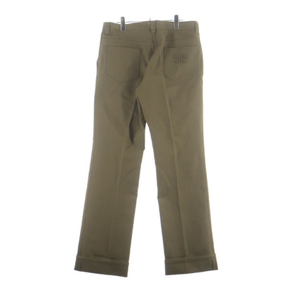 Miu Miu Covert Pants Pocket Logo Brown — view 2