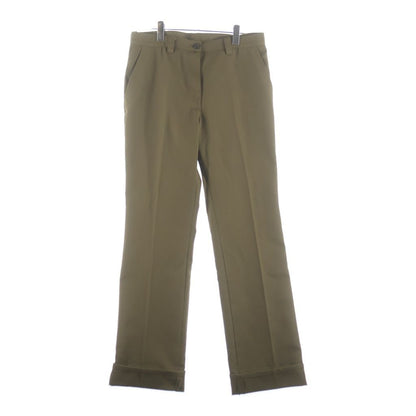 Miu Miu Covert Pants Pocket Logo Brown