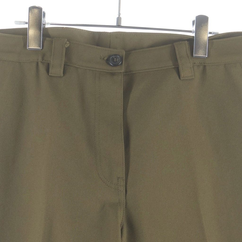 Miu Miu Covert Pants Pocket Logo Brown — view 3