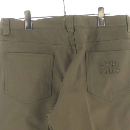 Miu Miu Covert Pants Pocket Logo Brown — view 4
