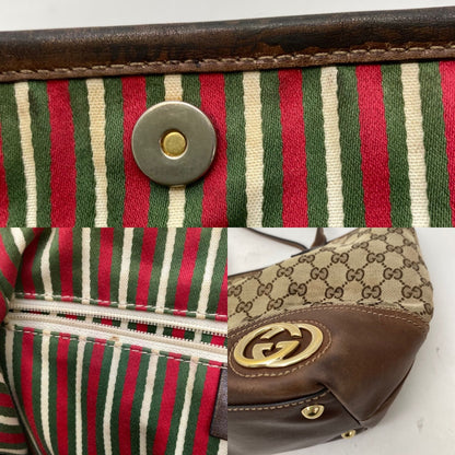 Gucci New Britt Tote Shoulder GG Canvas — view 9