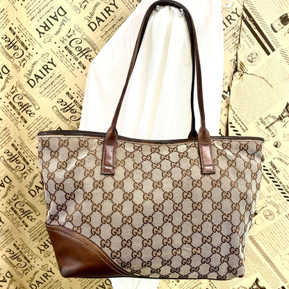 Gucci New Britt Tote Shoulder GG Canvas — view 2