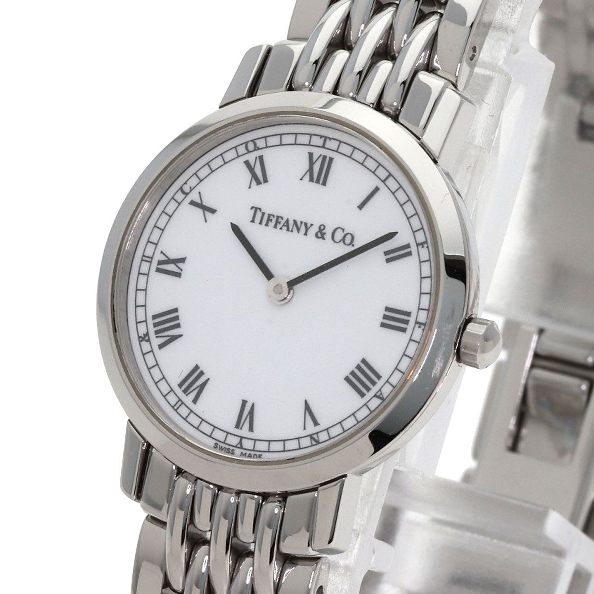 Tiffany & Co Classic Roman Index Watch SS — view 3