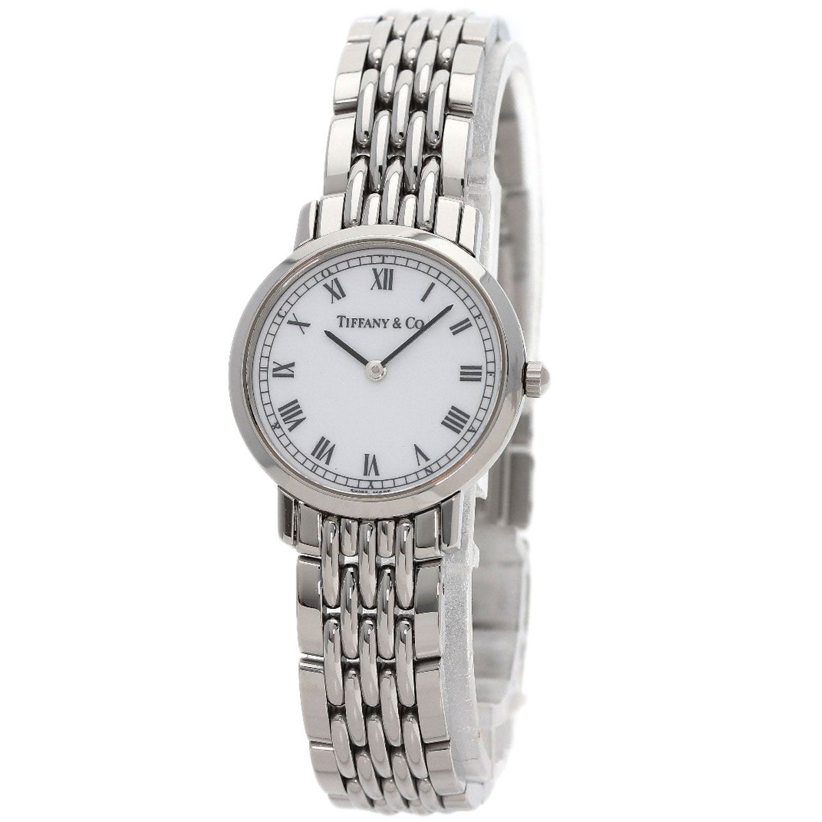 Tiffany & Co Classic Roman Index Watch SS
