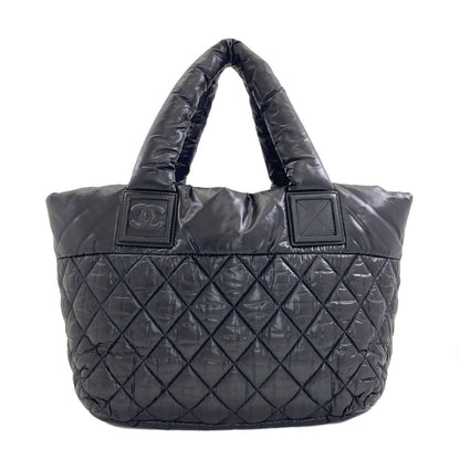 Chanel Coco Cocoon Silver Handbag Nylon — view 2