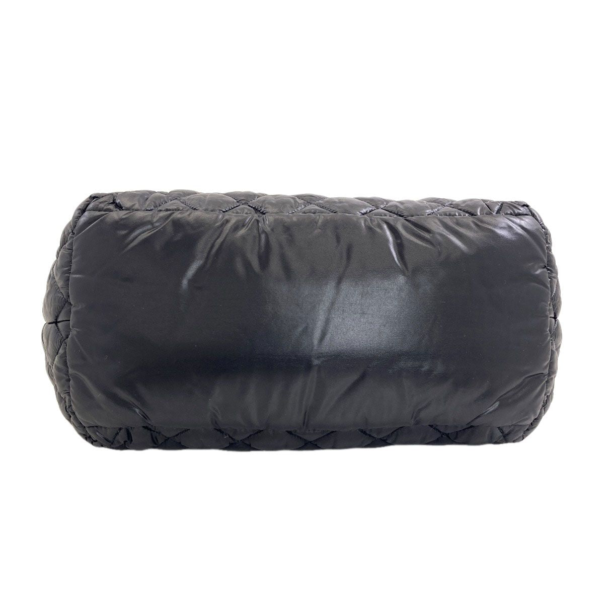 Chanel Coco Cocoon Silver Handbag Nylon — view 4