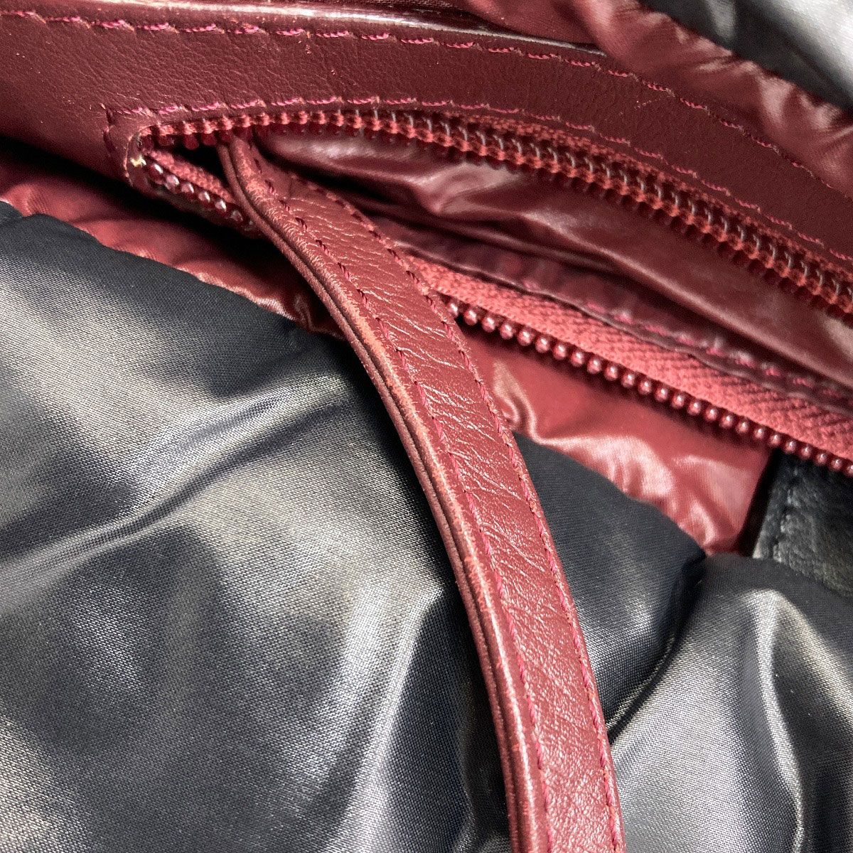 Chanel Coco Cocoon Silver Handbag Nylon — view 9