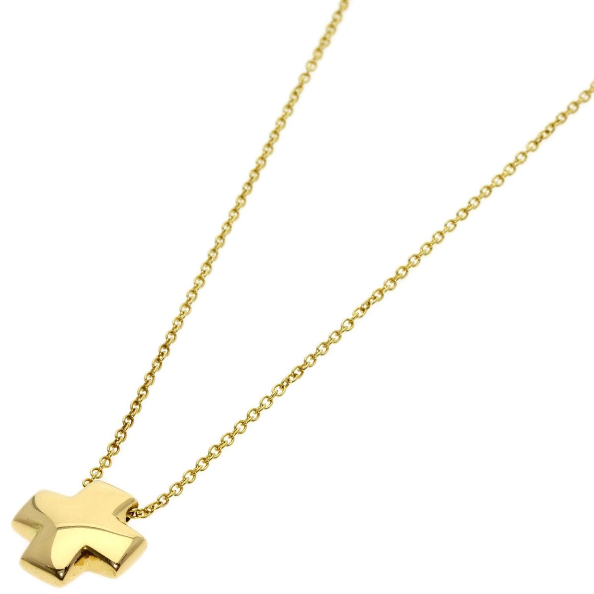 Tiffany & Co Roman Cross Necklace 18k Yellow Gold