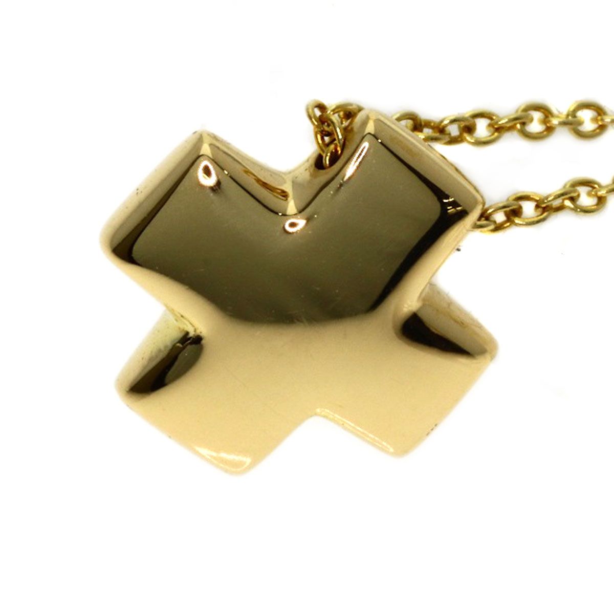 Tiffany & Co Roman Cross Necklace 18k Yellow Gold — view 5