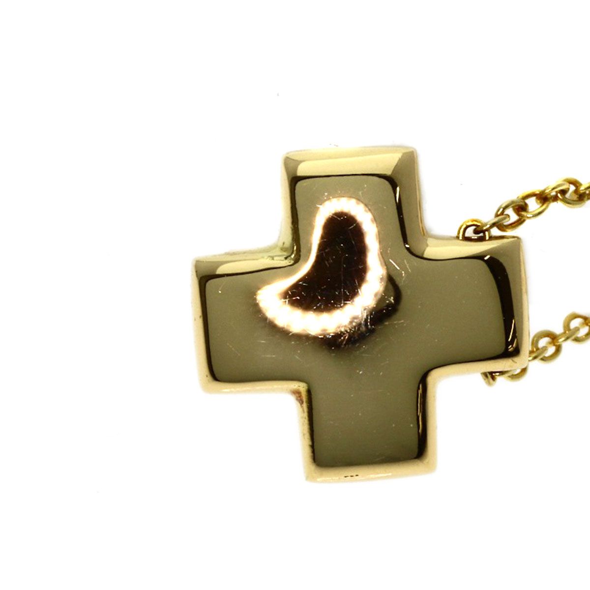 Tiffany & Co Roman Cross Necklace 18k Yellow Gold — view 7
