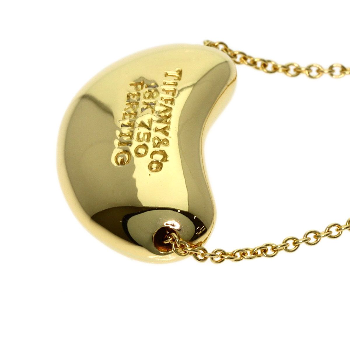 Tiffany & Co Bean Necklace 18k Yellow Gold — view 5