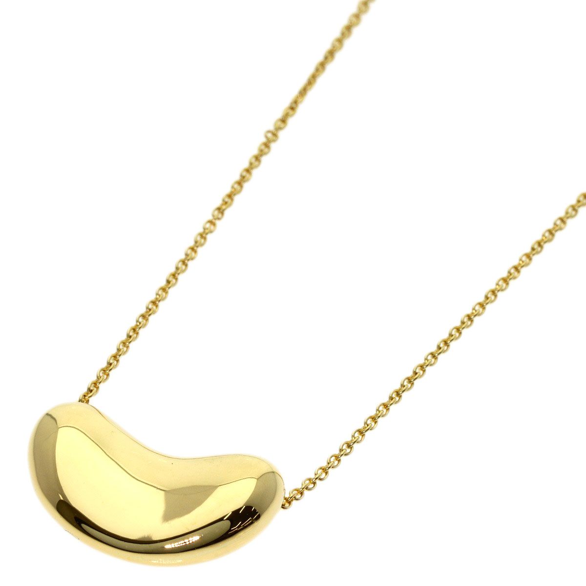 Tiffany & Co Bean Necklace 18k Yellow Gold