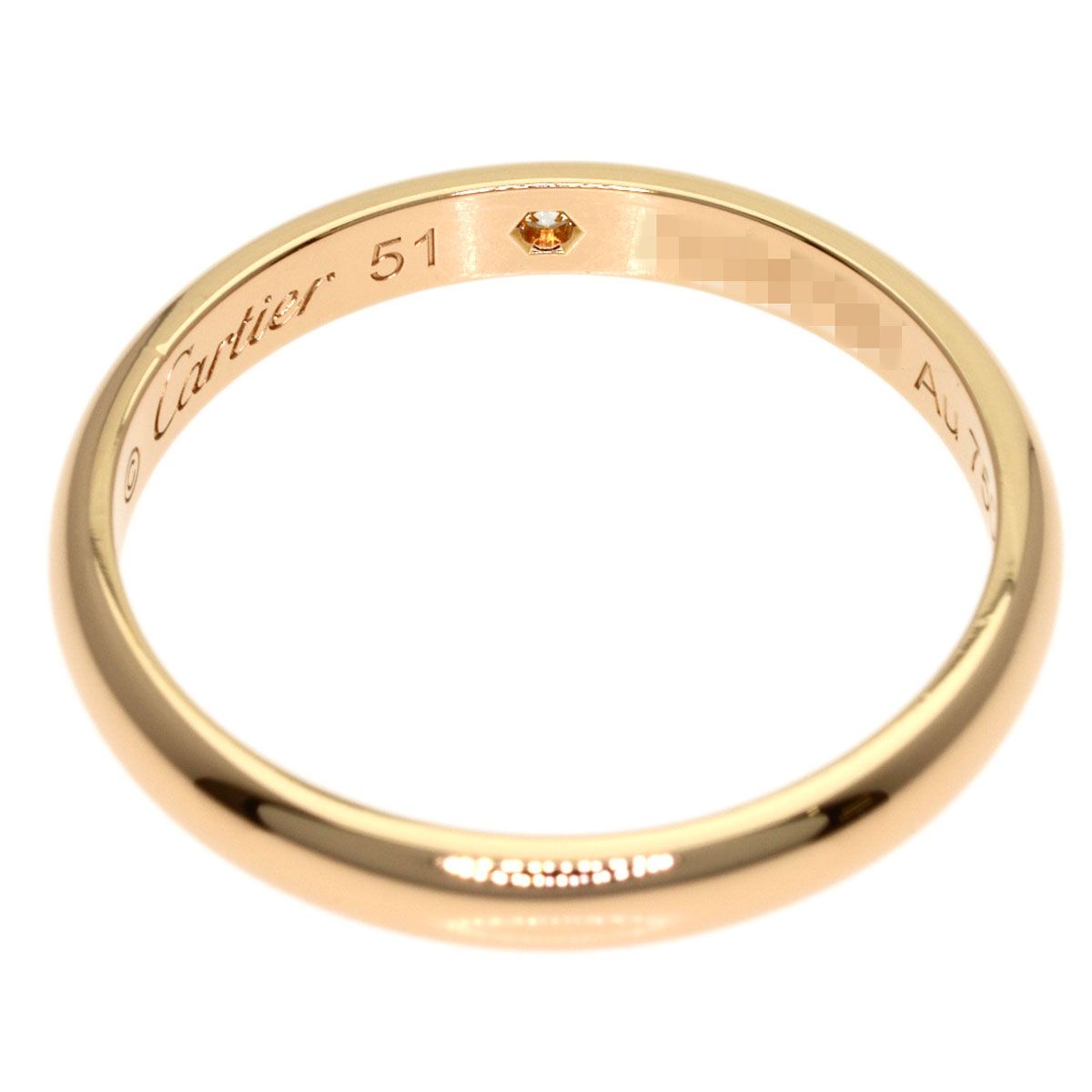 Cartier Wedding Diamond 51 Ring 18k Pink Gold — view 4
