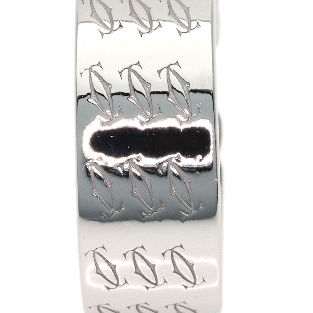 Cartier C2 Diamond 51 Ring 18k White Gold — view 8