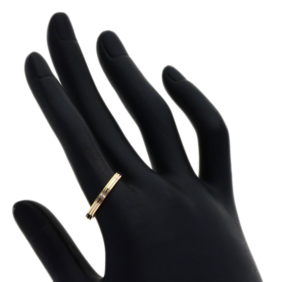 Cartier Three Color 57 Ring 18k Yellow Gold 18k Pink White — view 5