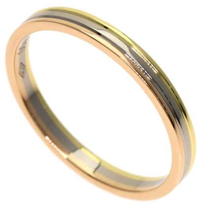 Cartier Three Color 57 Ring 18k Yellow Gold 18k Pink White