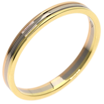 Cartier Three Color 57 Ring 18k Yellow Gold 18k Pink White — view 2