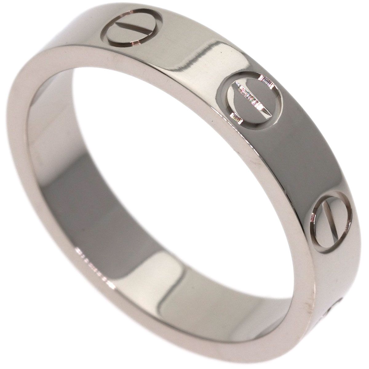 Cartier Love Ring 48 18k White Gold