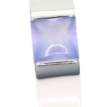 Cartier Tank Ring Chalcedony 51 18k White Gold — view 7