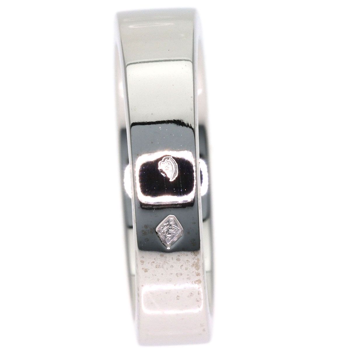Cartier Tank Ring Chalcedony 51 18k White Gold — view 8